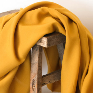 Viscose Alina Moutarde - Maison Klem